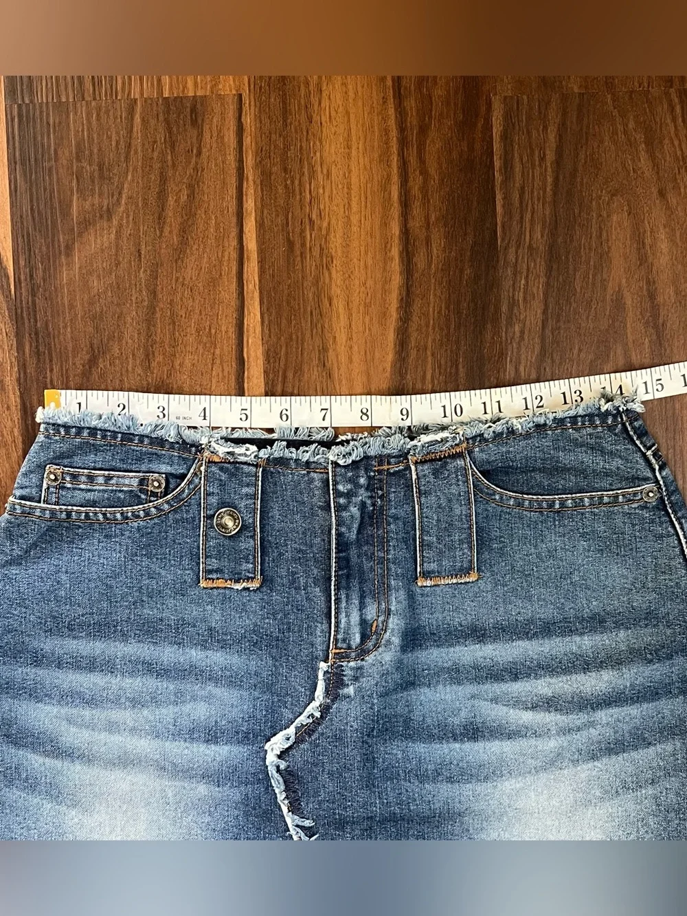 Vintage Y2K/90s DKNY Jeans denim midi skirt